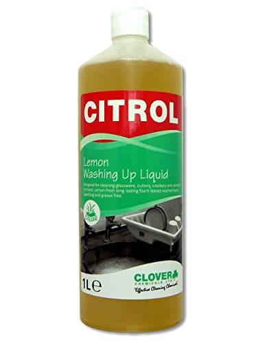 Clover Citrol 1Ltr Lemon Detergent Washing Up Liquid