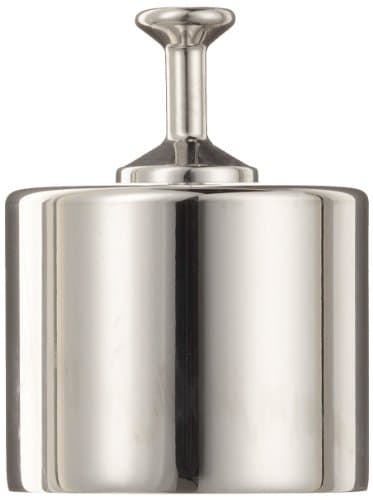 Rice Lake Stainless Steel ASTM Class 2 Precision Metric Test Weight Kit with Screw Knob, 1g Mass