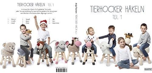 Crochet Kit tierhocker Horse, with Stool, Book and Wool