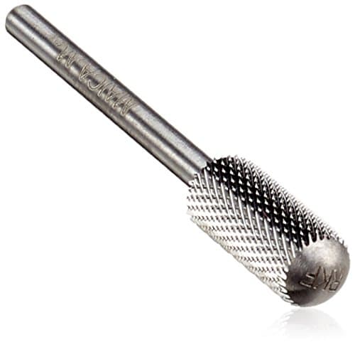 Maica Germany Carbide Bit Cylinder with Rounded Tip RKF Fine 5.35 mm x 38 mm Pack of 1 x 8 g)