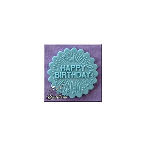 Alphabet Moulds Happy Birthday Firework Silicone Cupcake Mould