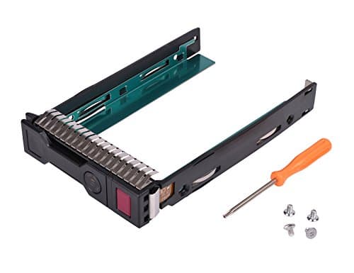 3.5" LFF SAS SATA HDD Tray Caddy Replacement for HP ProLiant MicroServer 651314-001 651320-001 Gen8 G8 Gen9 G9 Hard Drive Tray DL380P DL360P DL160 with 4 Screws and Repair Screw Driver by Ouway
