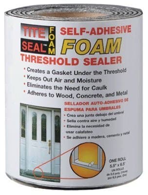 Tite Seal Self Adhesive Foam Threshold Sealer (TSFM65) by CPI