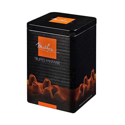 Mathez Truffles Orange Plain Flavor Square Tin 300g
