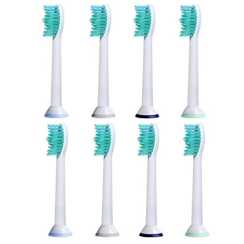 8 pcs. (2x4）4G-kitty® Replacement Tooth Brush Heads Compatible for  Electric Toothbrush Handles:HX6014 /HX6013 and other. Fully Compatible With DiamondClean, FlexCare Platinum, FlexCare+, HealthyWhite, HealthyWhite+,2 Series, Sonicare 3 Series, PowerUp.