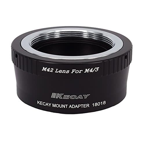 KECAY Mount Adapter for M42 Screw Mount Lens to Micro 4/3 Four Thirds System Camera Olympus P3 P5 PL1 PL1s PL2 PL3 PL5 PL6 PM1 PM2 OMD EM5 EM1 Panasonic GH2 GH3 GX7 G10 G3 G5 G6 GF1 GF2 GF3 GF5 GF6