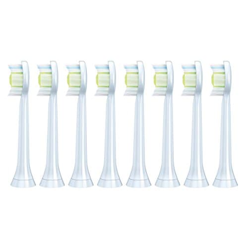 Philips 8 Pack Sonicare DiamondClean Standard Sonic Replacement Toothbrush Heads in White