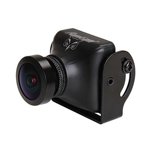 RunCam OWL PLUS FPV Camera (700TVL OSD Wide Angle 150 Degree DC 5-22V IR Blocked Black) for FPV Racing Drone