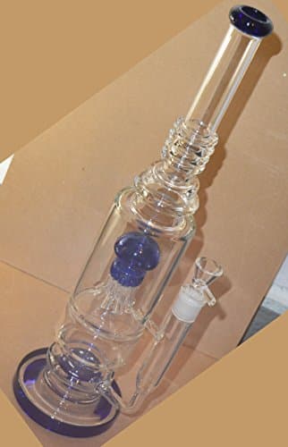 Premium Quality 47cm Jumbo Jellyfish Mushroom Tail Honeycomb Showerfall Trees Arms Diffuser Percolator Airflow Tubes Glass Water/Pipe/Bong/Sisha/Hookah