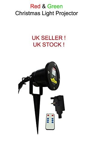Red &amp; Green Static Garden Landscape Light projector