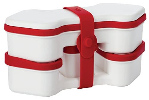 OXO BENTO BOX (Red / White) 1272981 (Japan Import)