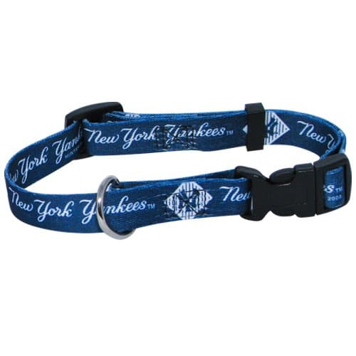 Hunter Mfg MLB New York Yankees Adjustable Pet Collar, Team Color, XX-Small
