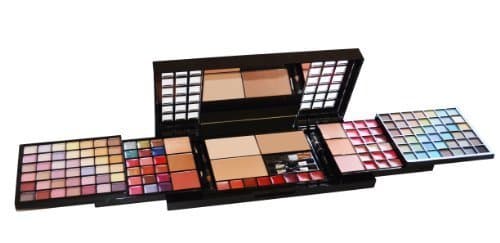 Cameo All in One Makeup Kit (84 Eyeshadows,12 Lip Glosses,6 Blushes,1 Lip Liner Pencil,4 Applicators,26 Lip Colors,6 Body Glitters,3 Pressed Powders,1 Eyeliner Pencil,1 Brush) by Cameo Makeup Sets