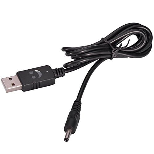 LiteMax 3.7-4.2V Li-ion USB Charger USB Charging Cable for Rechargeable 18650 Batteries Powered Lamp Lighting Torch Flashlight Cree T6 U2 L2 Q5 LED Lamp Headlamp Head Torch with Charging Ports/ Hole