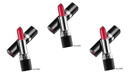 3 x Avon Ultra Colour Lipstick Red 2000