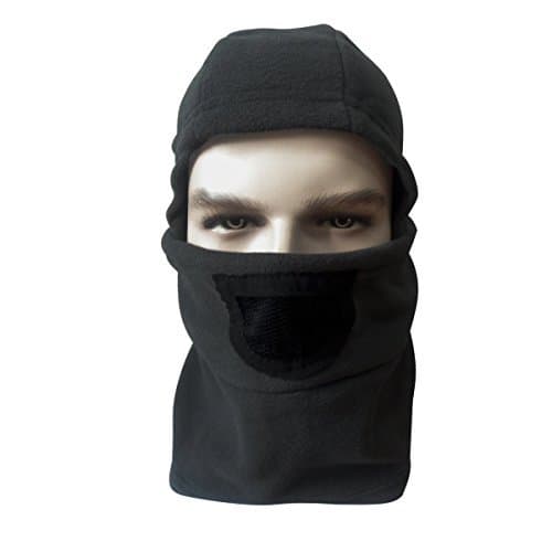Balaclava Mask, Balaclava Full face Mask Ski Mask Neck Protector Bicycle Motorbike Helmet Black