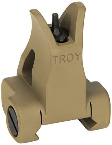 Troy M4 Front Fixed Battle Sight, Federal Dark Earth by Troy Industries