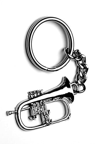 Flugelhorn Keyring and Badge Set with gift box !