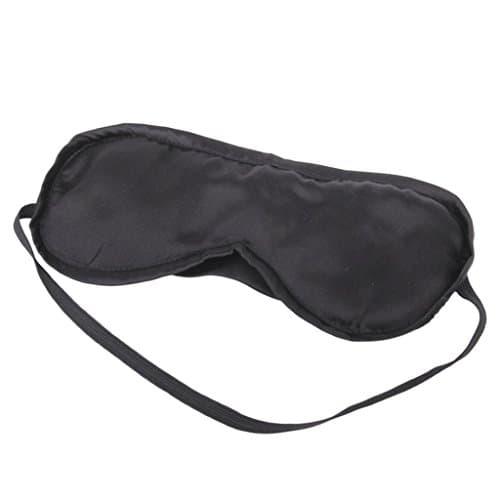 2PCS Smooth Sleeping Face Eye Mask Black Blindfold Sleep Mask Natural Silk Covering Sleeping Eye Shade Patch Skin-Friendly Eyemasks for Man Women Adults Kids Dark Circles Travel