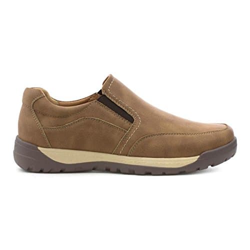 Hobos Mens Taupe Slip On Shoe