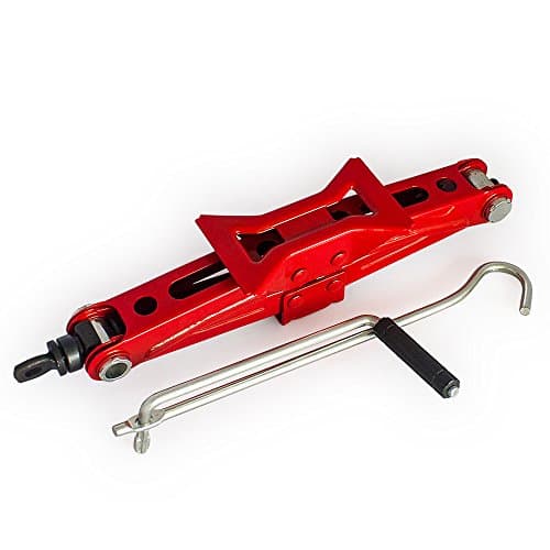 High Quality RustProof 2 Ton Tonne Car Van Garage Home Emergency Wind Up Scissor Jack Lift