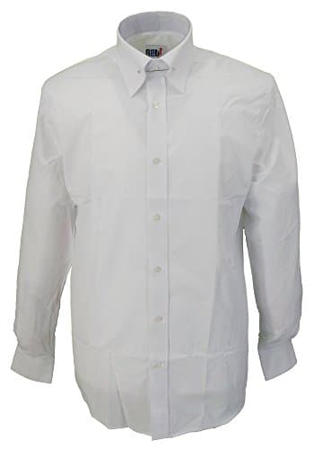 Get Up Retro MOD White Cotton Pin Collar Shirts (17)