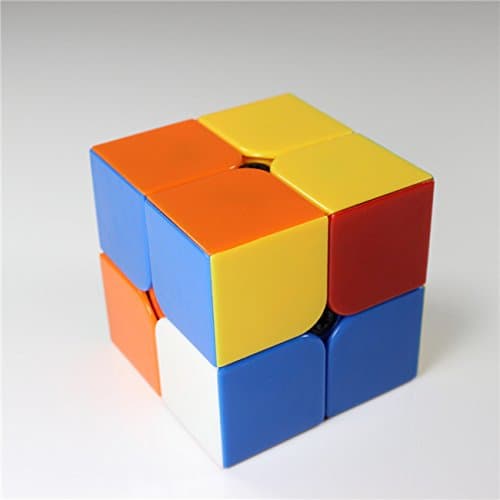 Oostifun QiYi 2x2x2 Stickless Speed Puzzle Cube Magic Cube Special Brain Teasers Puzzles Toy