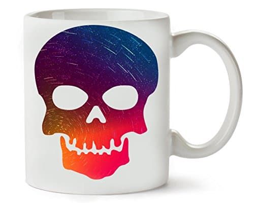 Stars Falling Rain Skull Classic Tea Coffee Mug