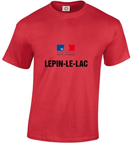T-shirt Lepin le lac Red
