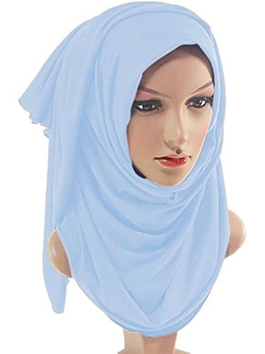 LATEST WINTER JERSEY STRETCHY HIJAB BIG LARGE PLAIN LYCRA MAXI SCARF SHAWL WRAP