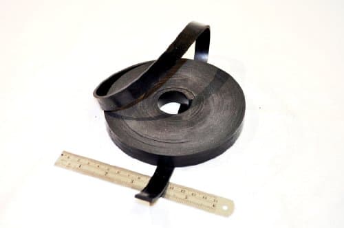 RUBBER STRIP 15mm wide x 3mm thick x 5m long - SOLID NEOPRENE BLACK RUBBER