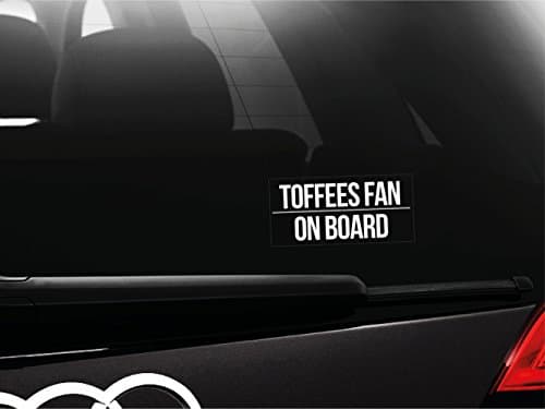 Stickerz Toffees Fan On Board Car Bumper Window Sticker