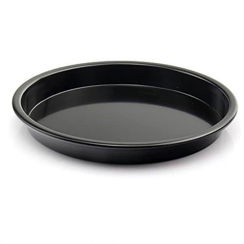 Round Pizza Pans Non Stick Pizza Dish Tray Bake Tool Mold Pan Baking Tray Carbon Steel 8" 9" Inch Toaster Ovens [9"]