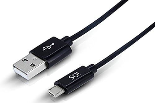 2 in 1 [Android 1 m Micro USB Charging cable and Apple IOS Lightning Cable] Outlet 4Life – Nylon, Straight for Smartphone, Tablet and more Fast Charging and Sync – Charge and Datenübertraung, such as Iphone 7 7plus 6S Plus/6S/SE/5S/5 °C/5, iPad 4/iPad Mini/2/3/4, Samsung Galaxy, HTC, Huawei, Sony, Nexus, Nokia