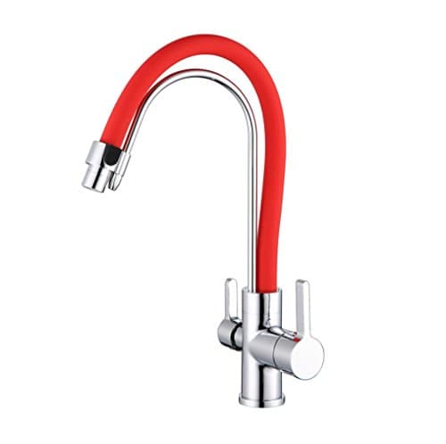 XIAOQI Home Decoration Building Materials Three Functions Hot And Cold Kitchen Sink Faucet Drinking Water Purifier (Color : 2)