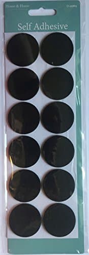 Self Adhesive Felt Sticky Pads Large Circle (Approx 40mm) Tabs Floor Furniture Protect