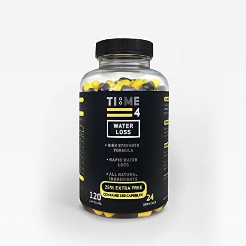 Time 4 Water Loss - High Strength Natural Diuretic Formula - 25% Extra Free Now Contains 150 Capsules