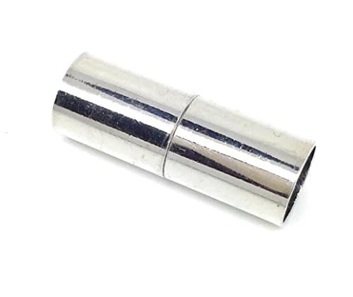 10 Magnetic Silver 24 x 9 MM for 8 MM Cord, DIY Craft Express
