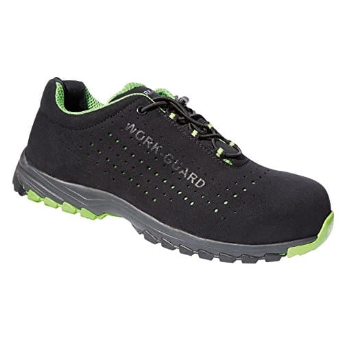 Result Workguard Mens Shield Safety Trainers (9 UK) (Black/Lime Green)