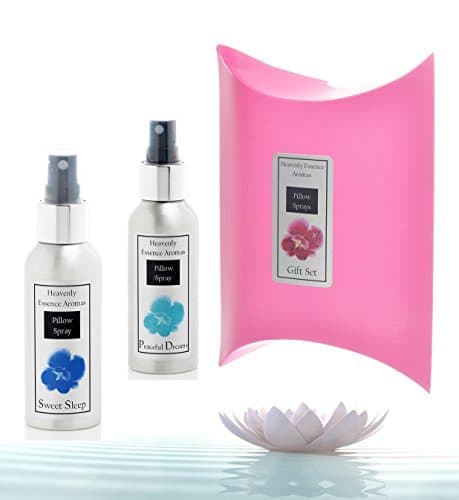Deeply Relaxing Sleep &amp; Pillow Spray Gift Set - Sweet Sleep &amp; Peaceful Dreams - 100% Natural Aromatherapy