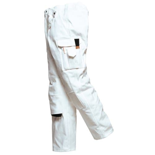 Unisex Painters Trouser / Workwear (XL x Regular) (White)