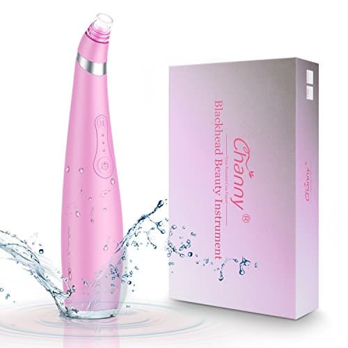 Blackhead Remover Electronic Comedone Extractor Tool By Channy ,Pore Vacuum Suction Microdermabrasion Machine Facial Pore Cleaner for Blemish, Pimple,Acne, Zit Removing (PK)