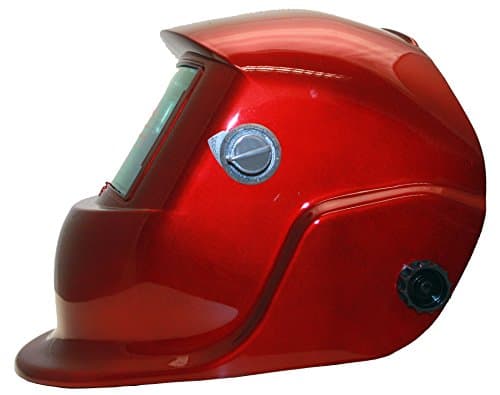 Expert Weld - XW2 - Welding Helmet - Gloss Red Shell Shade 9-13 + Grind