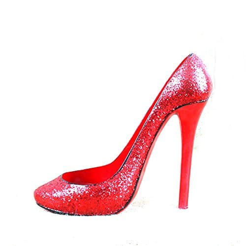 WSZYD Wine Rack Wine Rack Creative Home Decoration High Heels Wine Rack Europe and American Decoration Resin Crafts Decoration Living Room Bedroom Entrance Kitchen Office Bar KTV 22x9.5x19.5CM