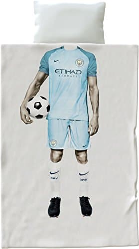 DREAM BIG Manchester City Single Bedding - White