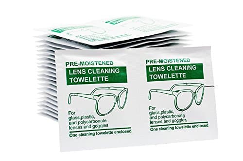 Pre-Moistened Lens Cleaning Wipes Kit (200 units) For Use As Glasses Cleaner Wipes Or Eyeglass Cleaning