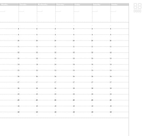 RTFL Traveler's Notebook Refill Inserts - Weekly - Set of 2