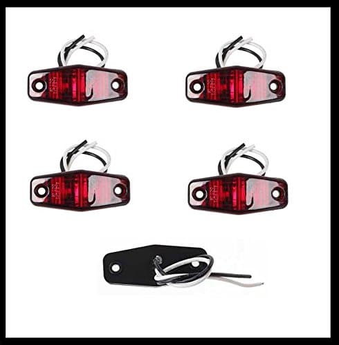 LED Side Marker Lights Set of 4(Red)