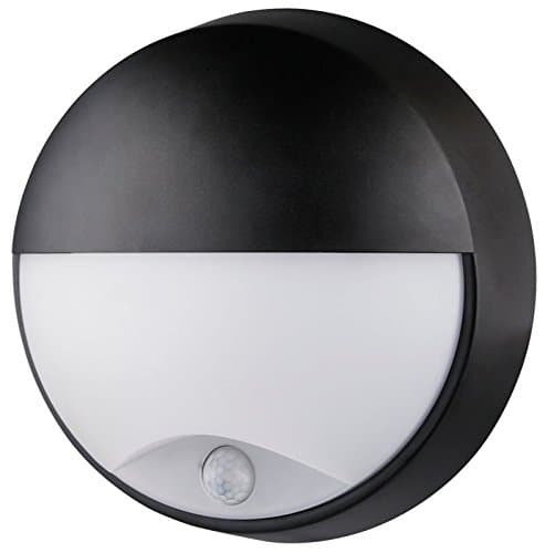 Round Ceiling Light with Eyelid Oasis Sensor LED – Black, 14
