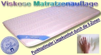 5 Zones Viscose Memory Foam Mattress Protector 200 x 200